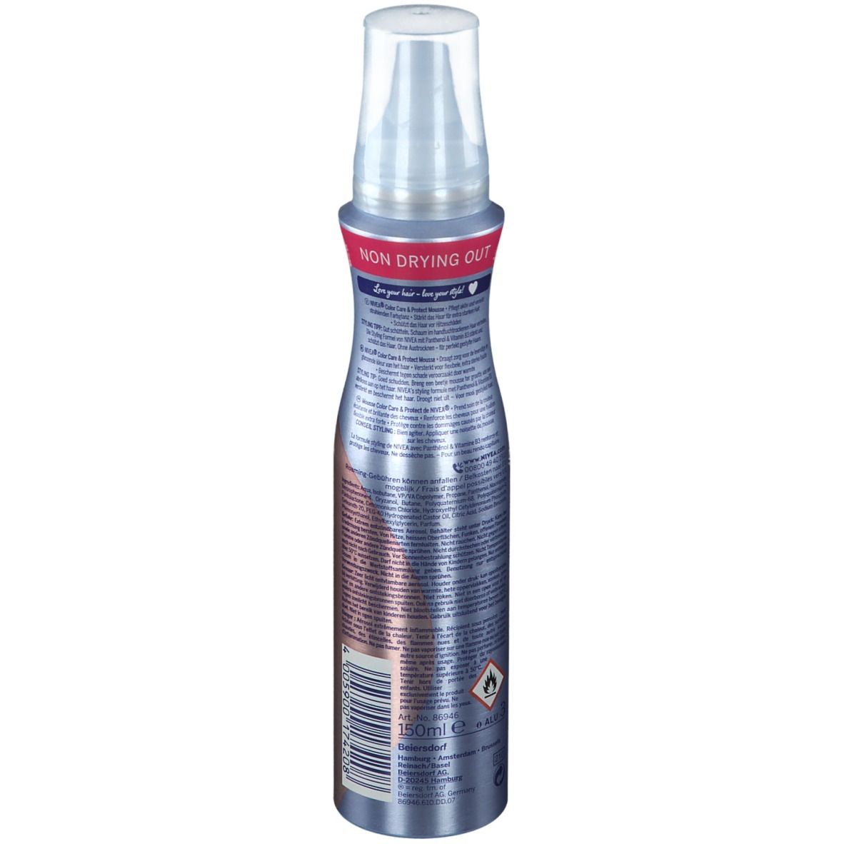 Nivea Styling Mousse Color Care & Protect Extra Strong