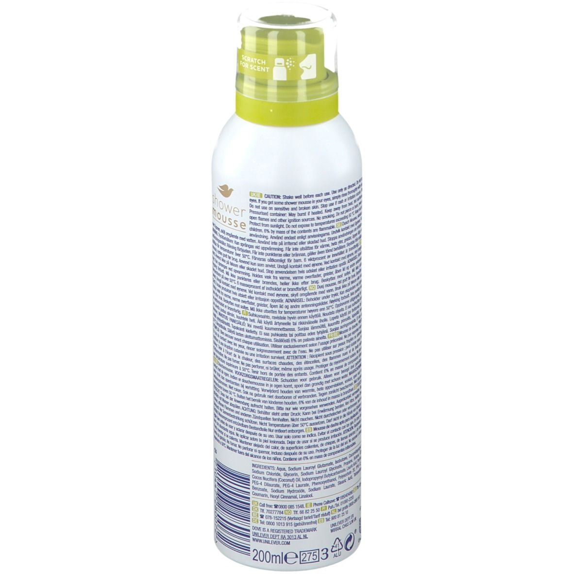 Dove Shower Mousse Coconut Oil