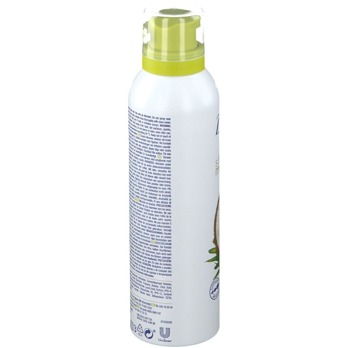 Dove Shower Mousse Coconut Oil