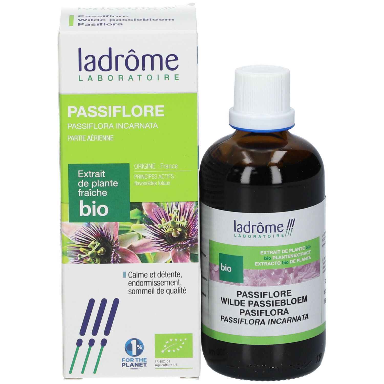 Ladrôme Tinctuur Wilde Passiebloem Bio