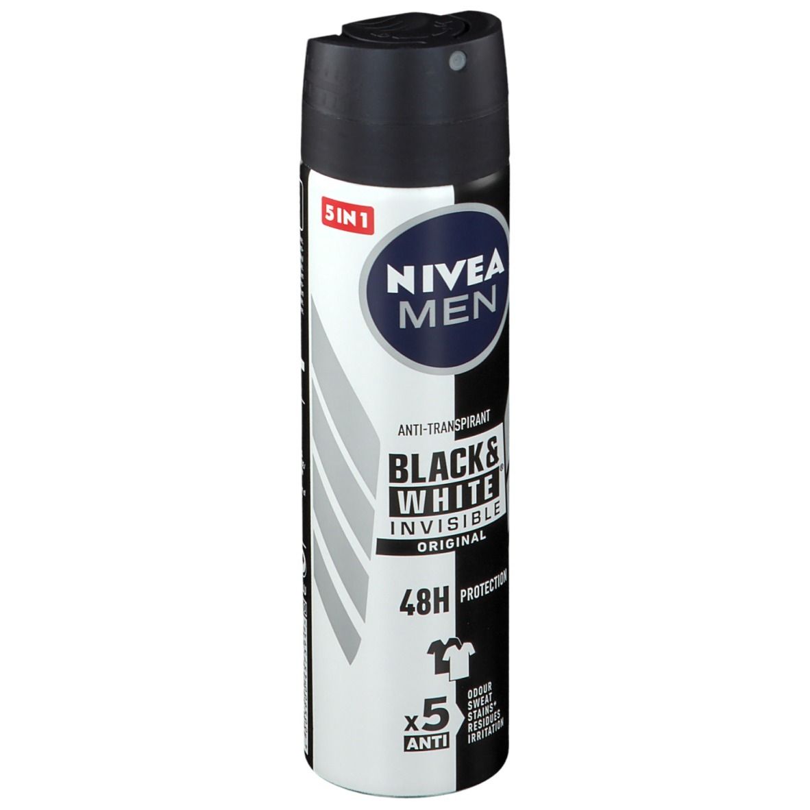 Nivea Men Black & White Invisible Original Déodorant Spray 48h