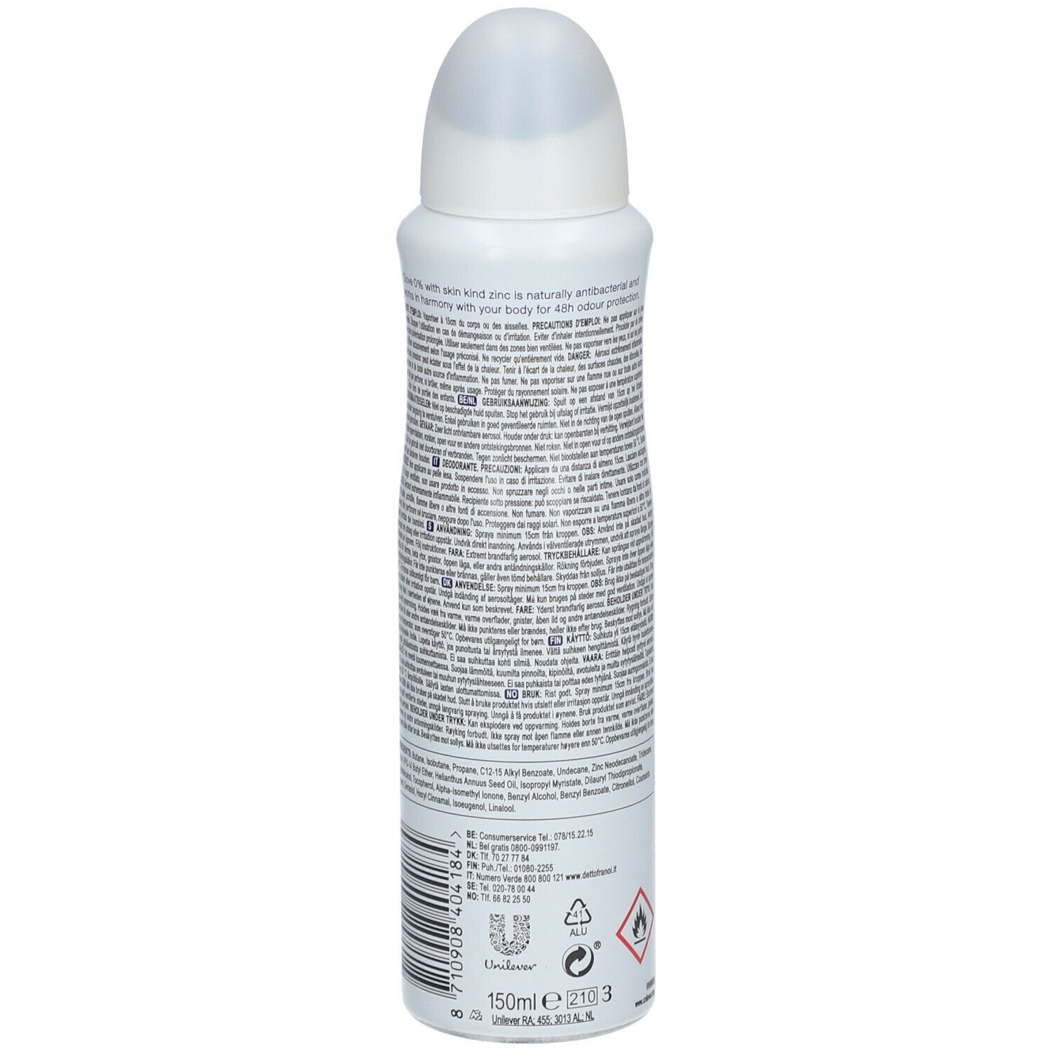 Dove Original Deodorant Spray 24h