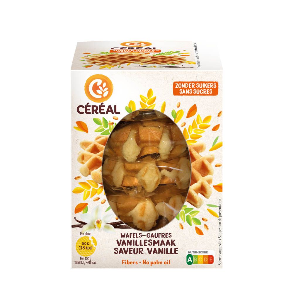 Céréal Wafels Vanillesmaak