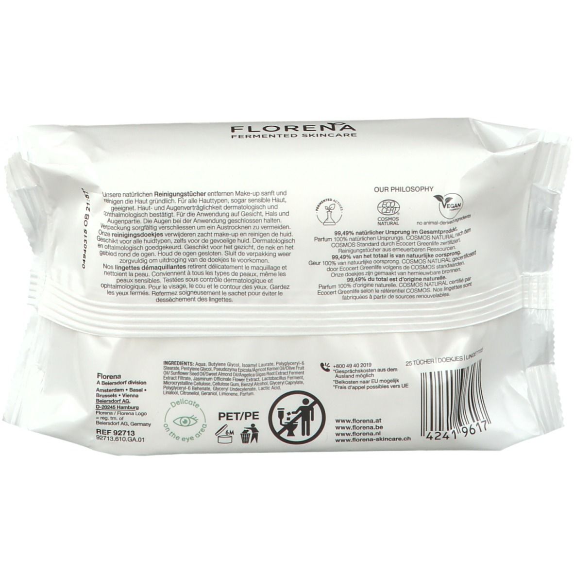 Florena Fermented Skincare Cleansing Wipes