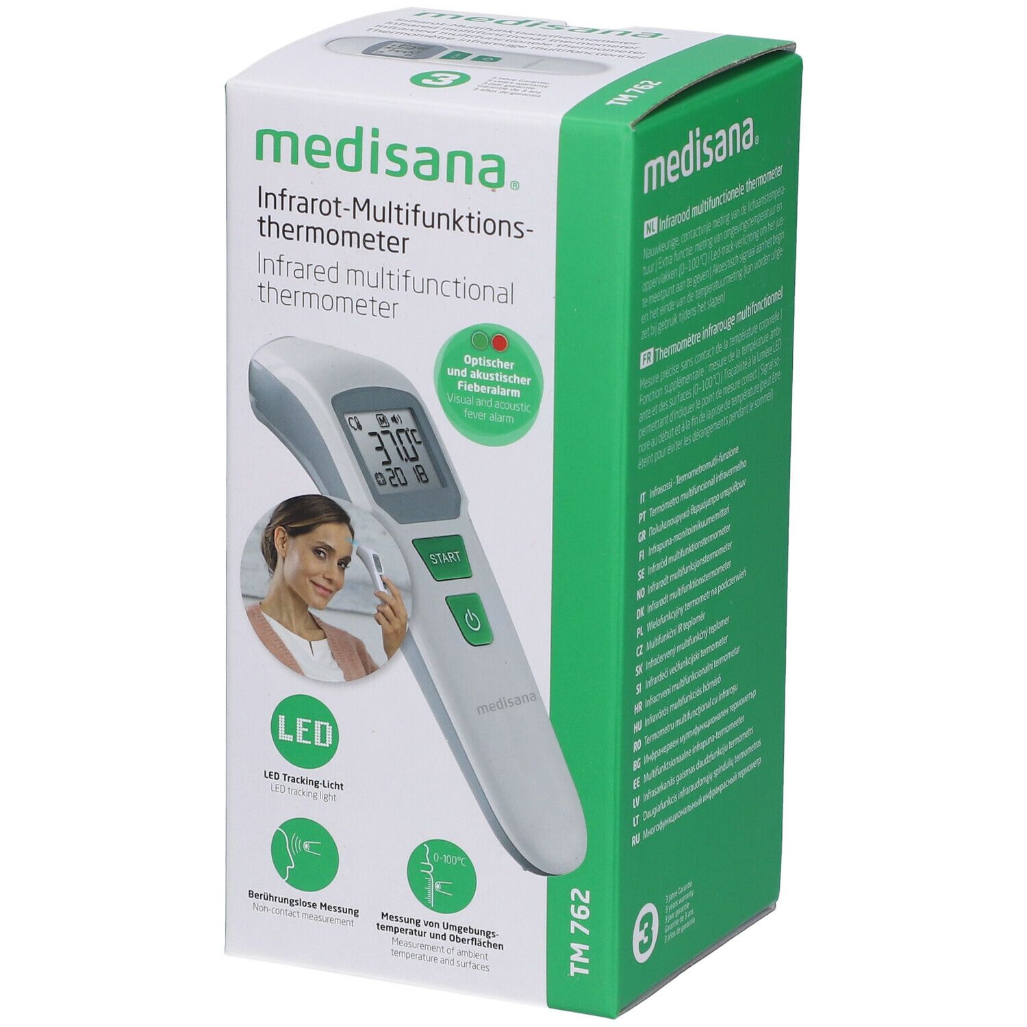 Medisana Thermomètre Infrarouge sans Contact TM762