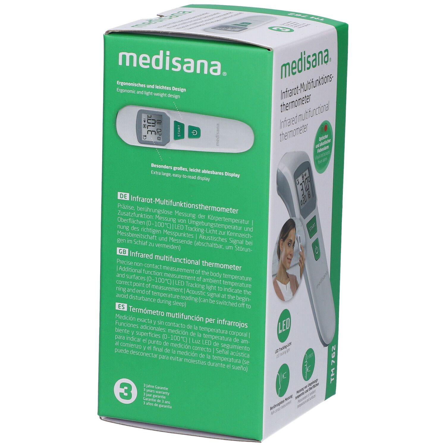 Medisana Thermomètre Infrarouge sans Contact TM762