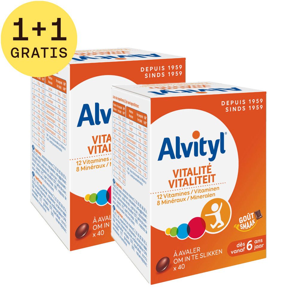 Alvityl® Vitaliteit Multivitamine 1+1 GRATIS