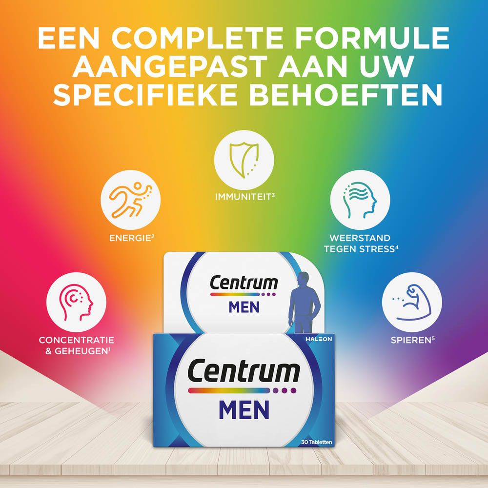 Reclamebeeld met logo's en iconen. Tekst: Een complete formule aangepast aan uw specifieke behoeften.