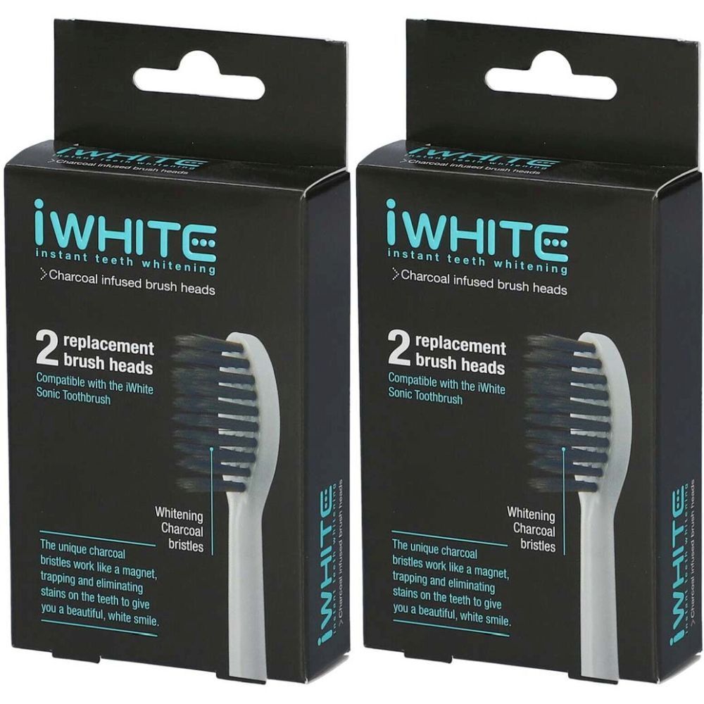 iWhite Sonic Opzetborstels 1+1 GRATIS
