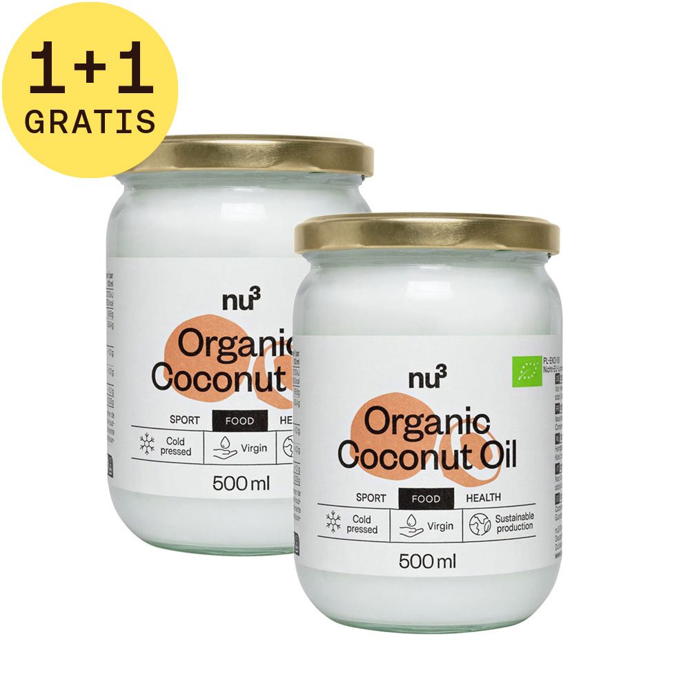 nu3 Kokosolie Bio 1+1 GRATIS