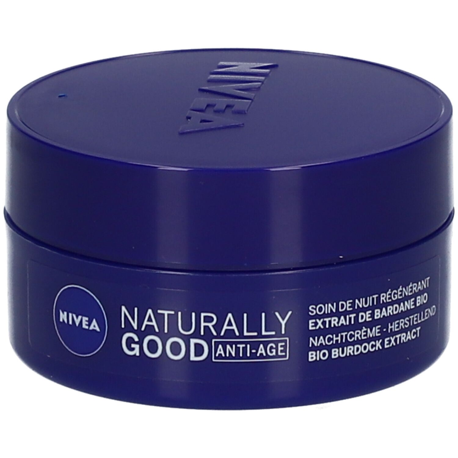 Nivea Naturally Good Anti-Age Soin de Nuit Extrait de Bardane Bio & Huile d'Argan Bio