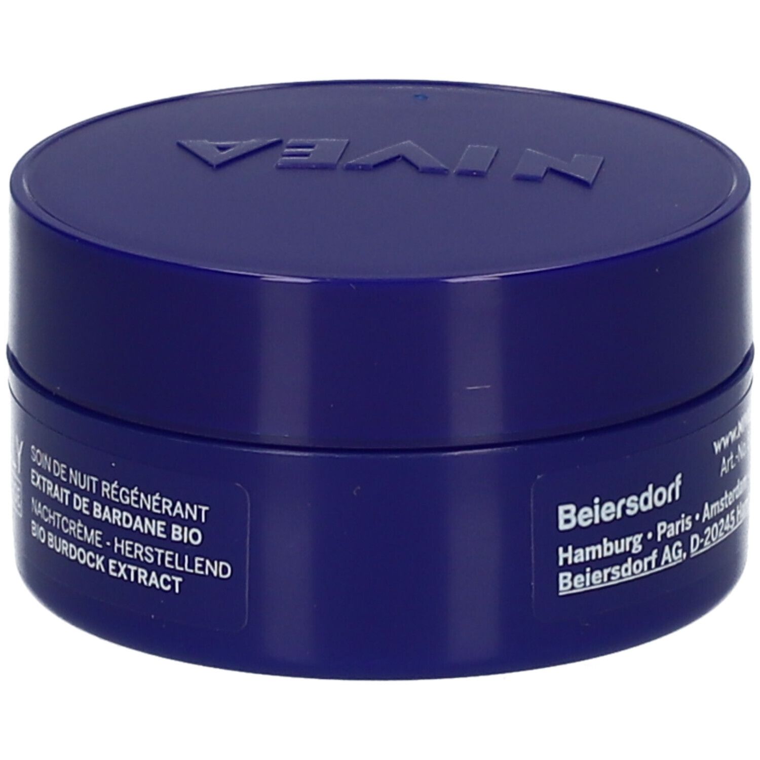 Nivea Naturally Good Anti-Age Soin de Nuit Extrait de Bardane Bio & Huile d'Argan Bio