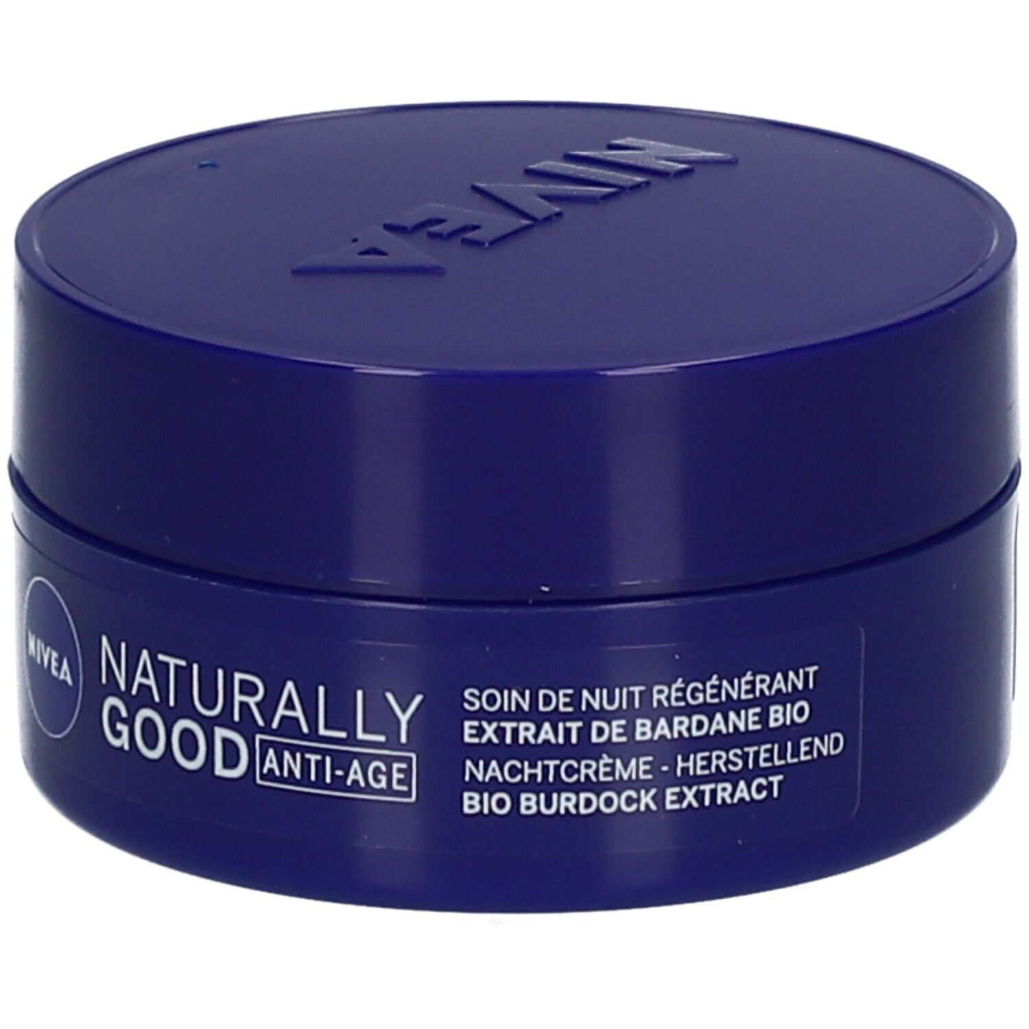 Nivea Naturally Good Anti-Age Soin de Nuit Extrait de Bardane Bio & Huile d'Argan Bio
