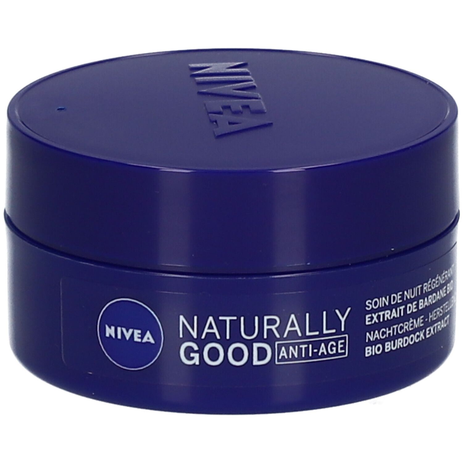 Nivea Naturally Good Anti-Age Soin de Nuit Extrait de Bardane Bio & Huile d'Argan Bio