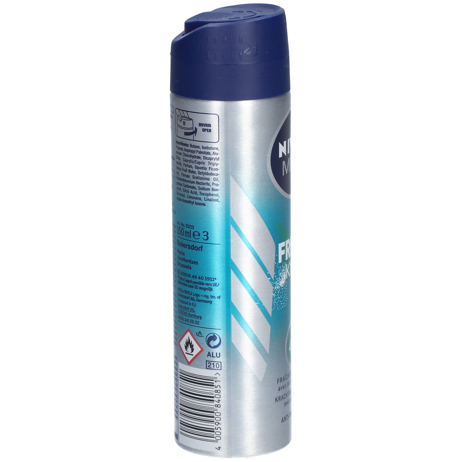 Nivea Men Fresh Kick Déodorant Anti-Transpirant Spray 48h