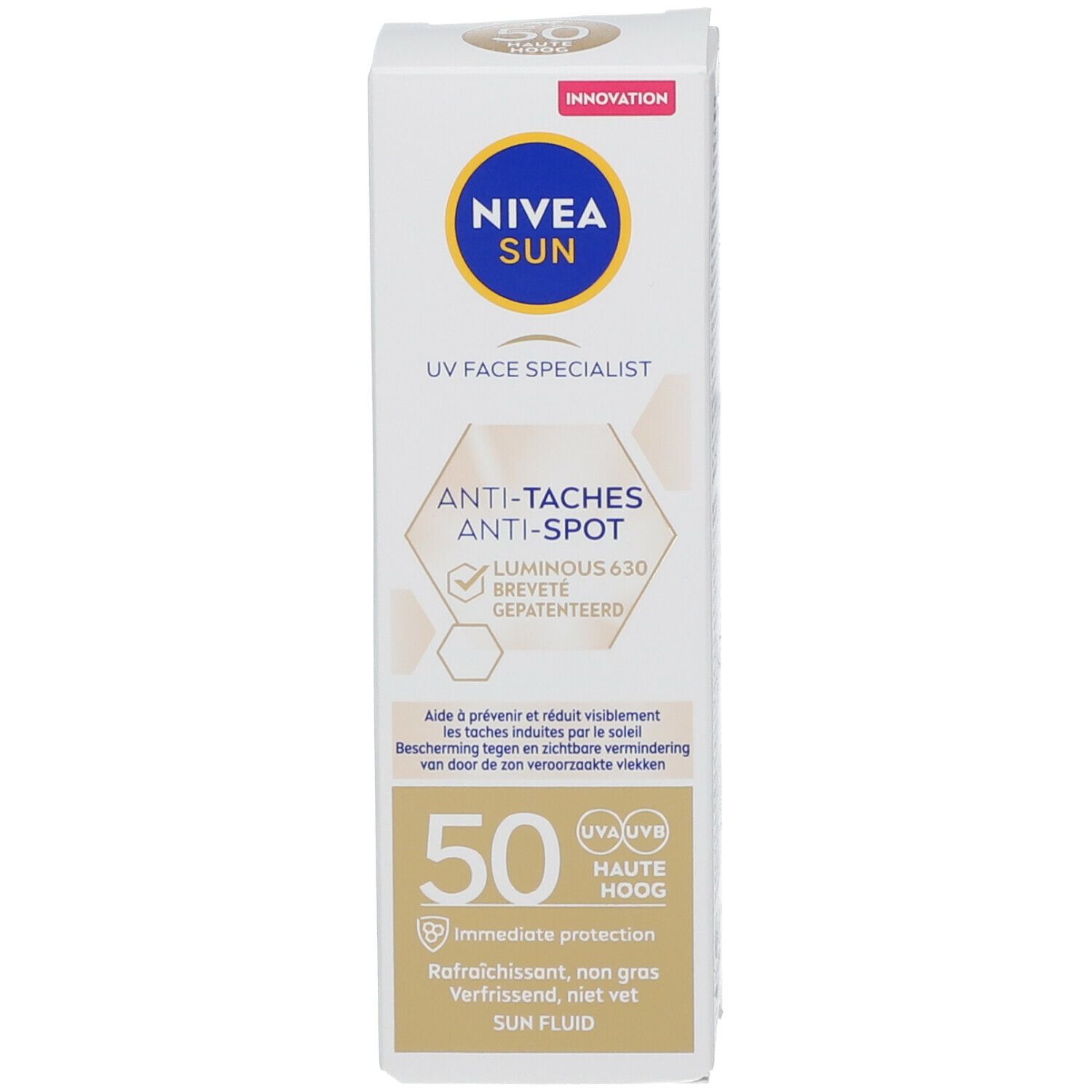 Nivea Sun Luminous 630° Anti Spot Fluide Spf50 40 Ml Farmaline