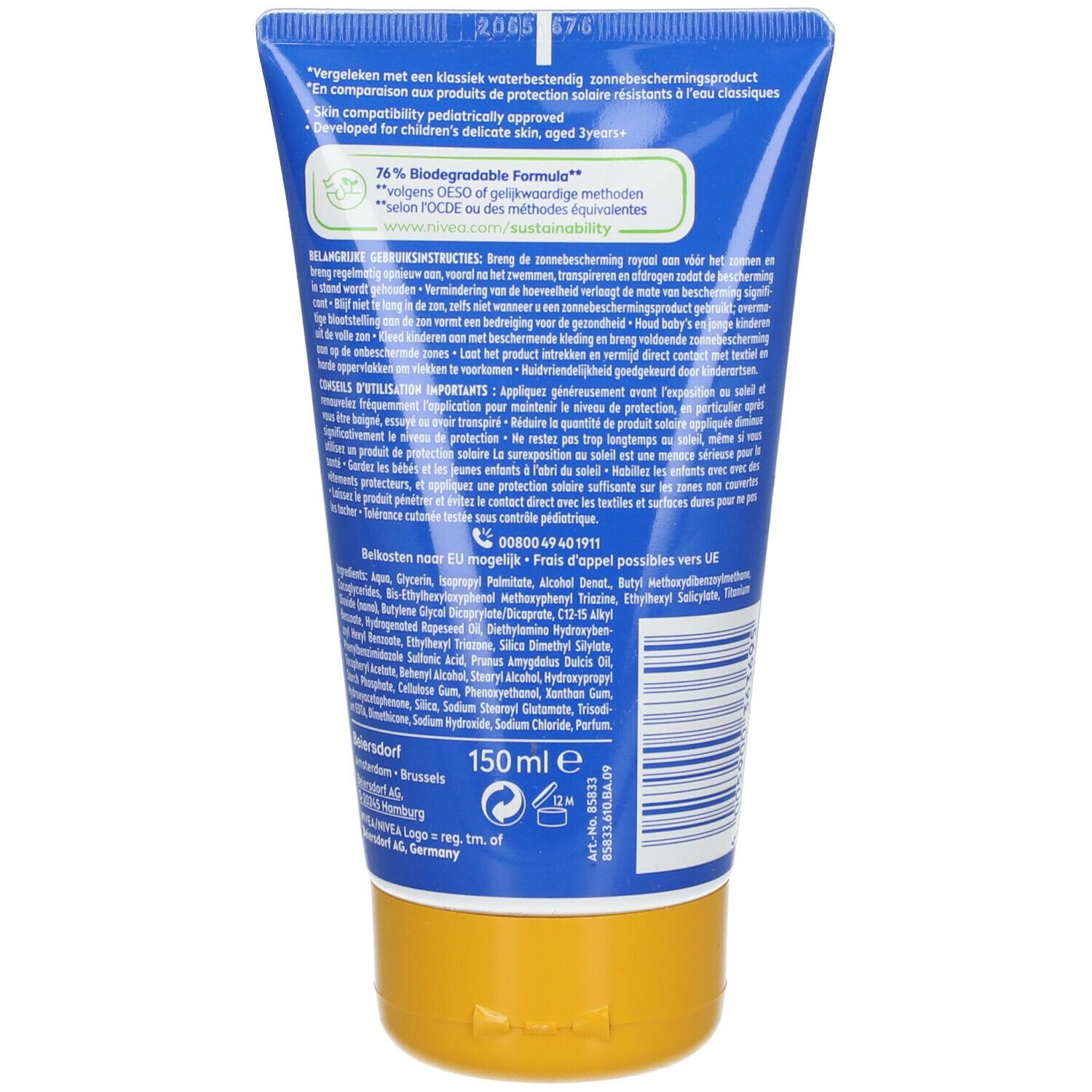 Nivea Sun Kids Swim & Play Lait Soleil SPF50+