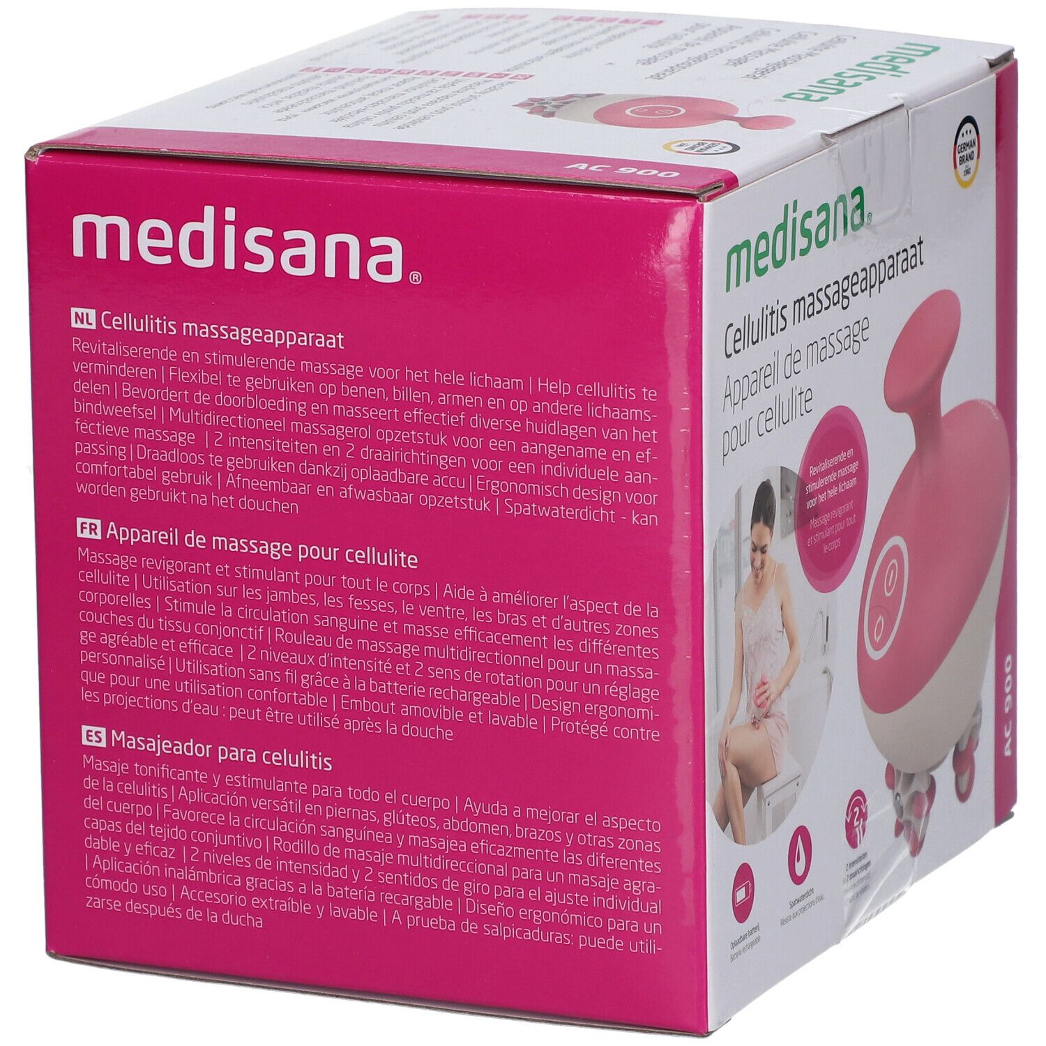 Medisana AC900 Appareil de Massage Anti-Cellulite