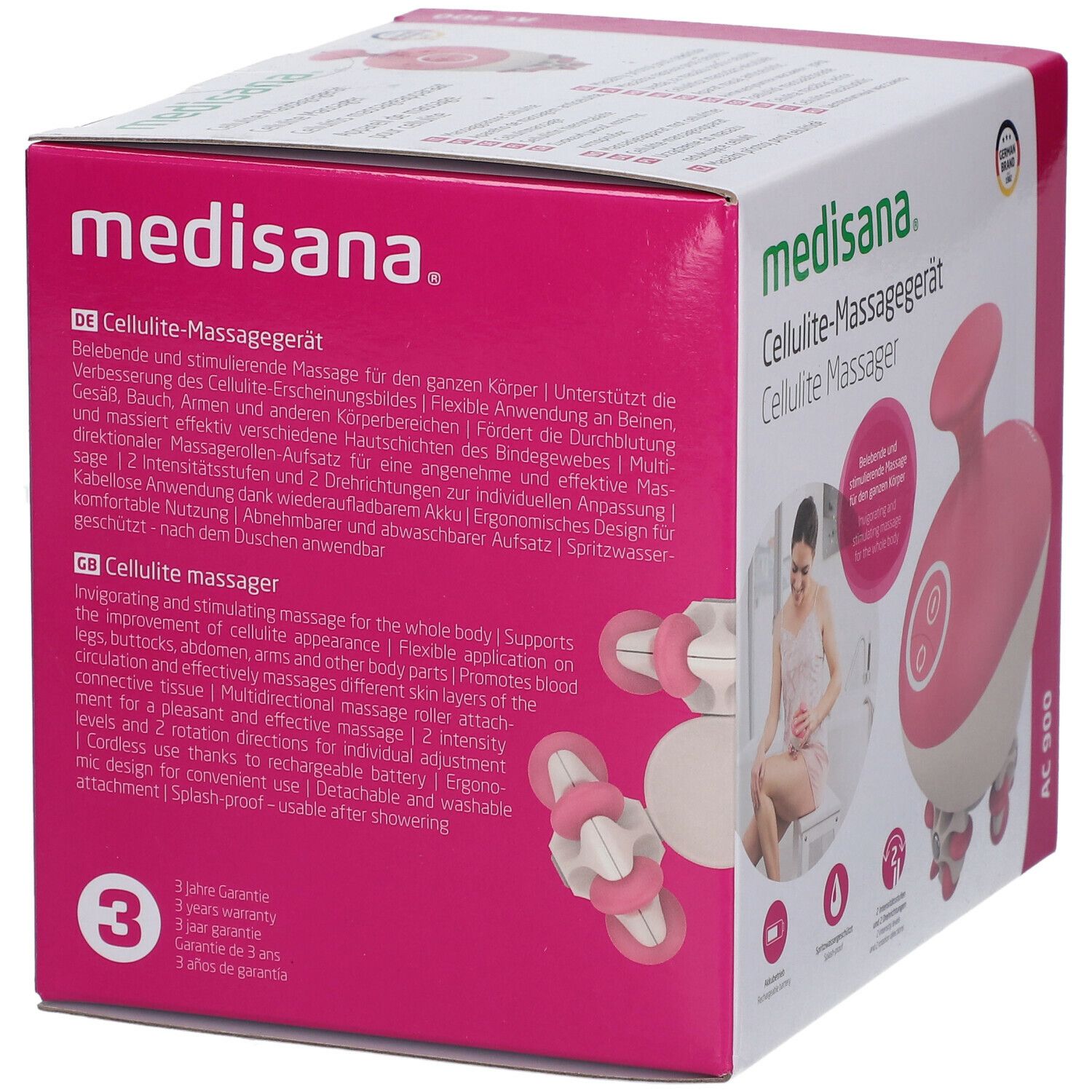 Medisana AC900 Appareil de Massage Anti-Cellulite