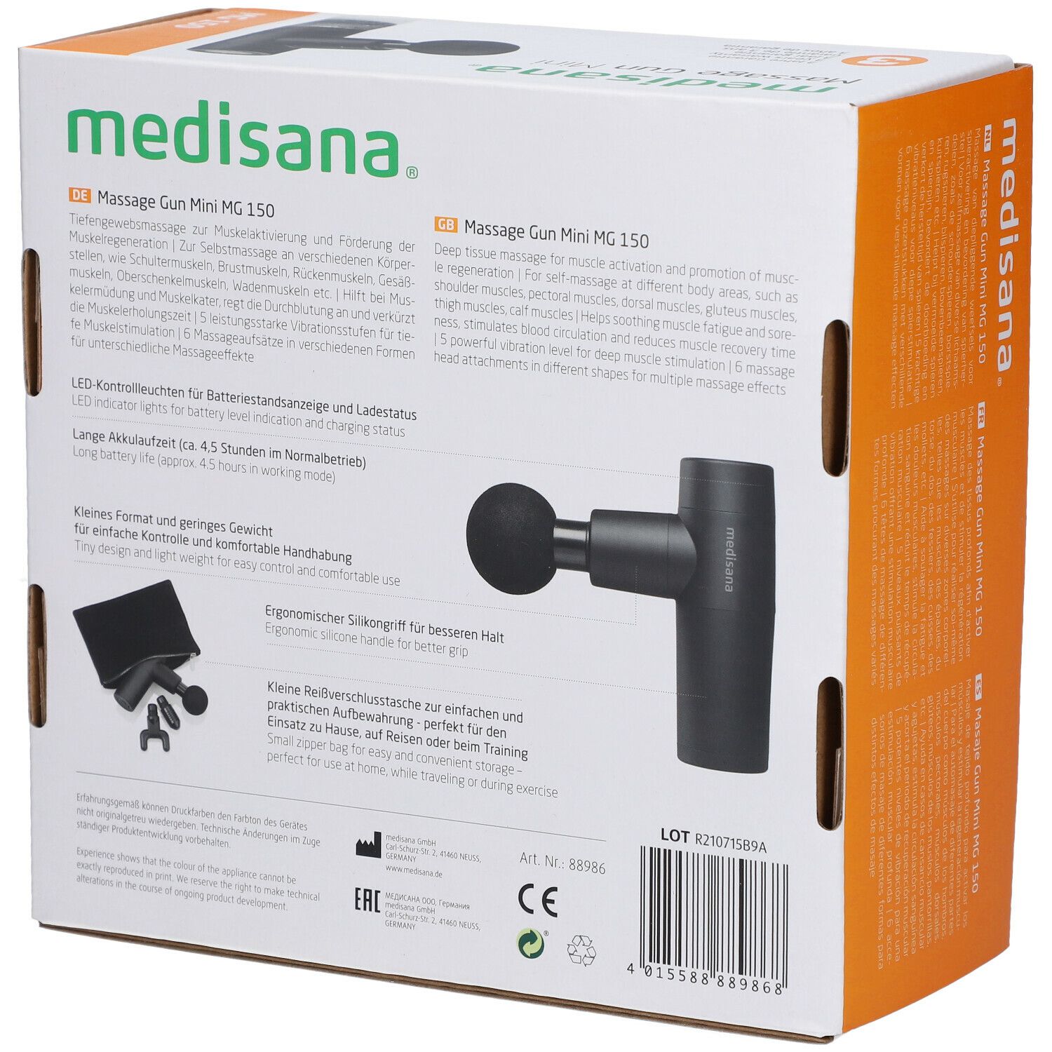 Medisana Massage Gun Mini MG150