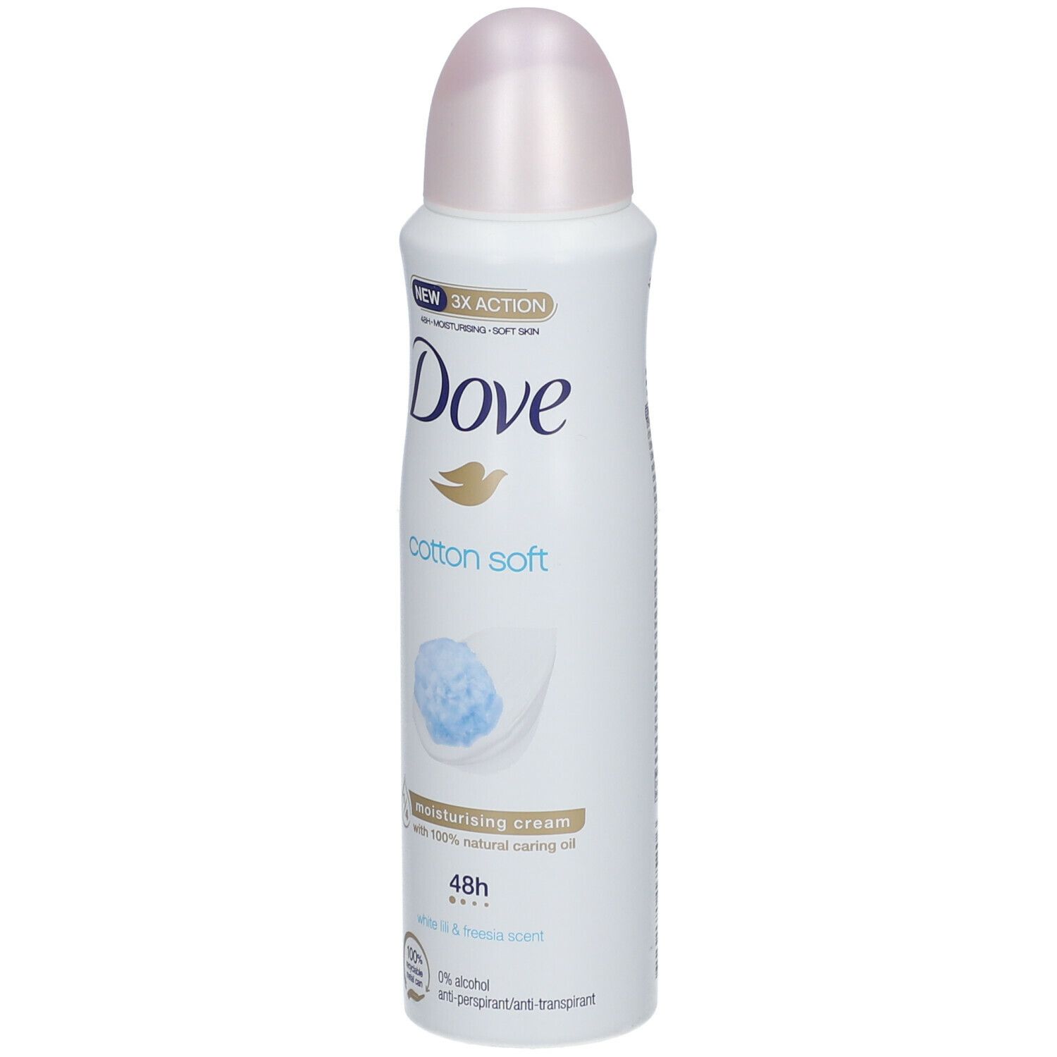Dove Cotton Soft Anti-Perspirant Deodorant Spray 48h White Lili & Freesia