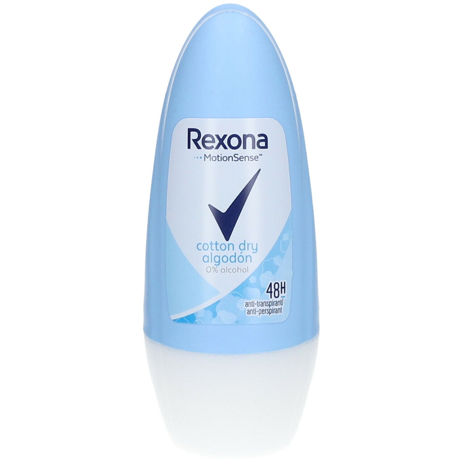 Rexona MotionSense Cotton Dry 0% Alcohol Anti-Perspirant Déodorant Stick 48h