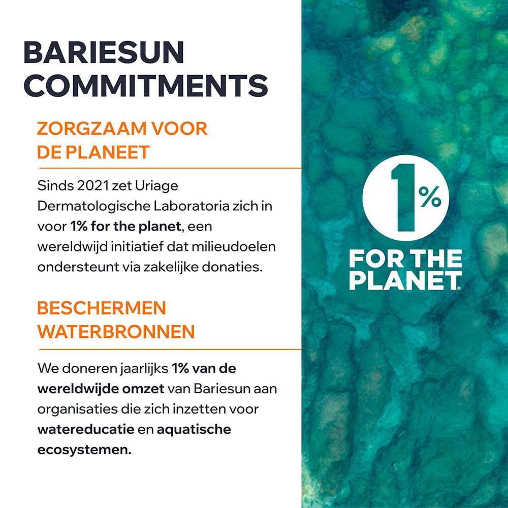 Uriage Bariésun: inzet voor de planeet, 1% for the planet.