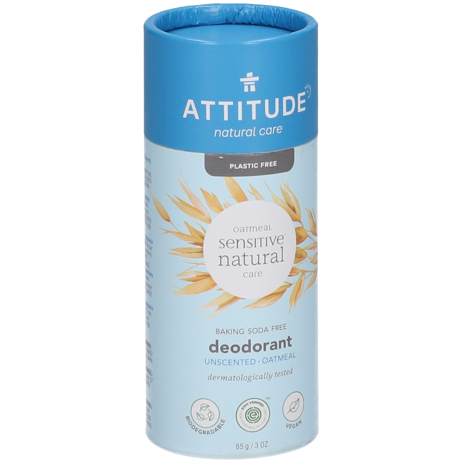 Attitude Sensitive Natural Deodorant Zonder Parfum
