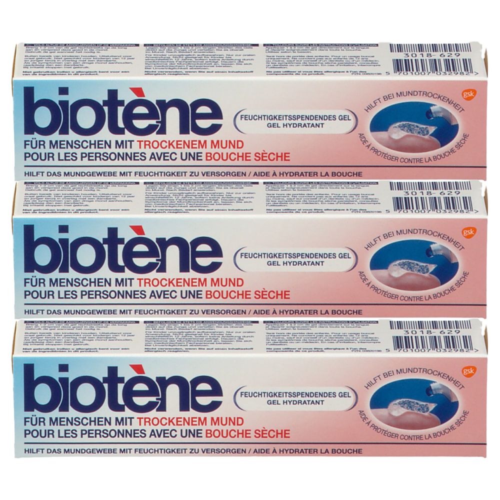 Biotène Oralbalance Gel 2+1 GRATUIT