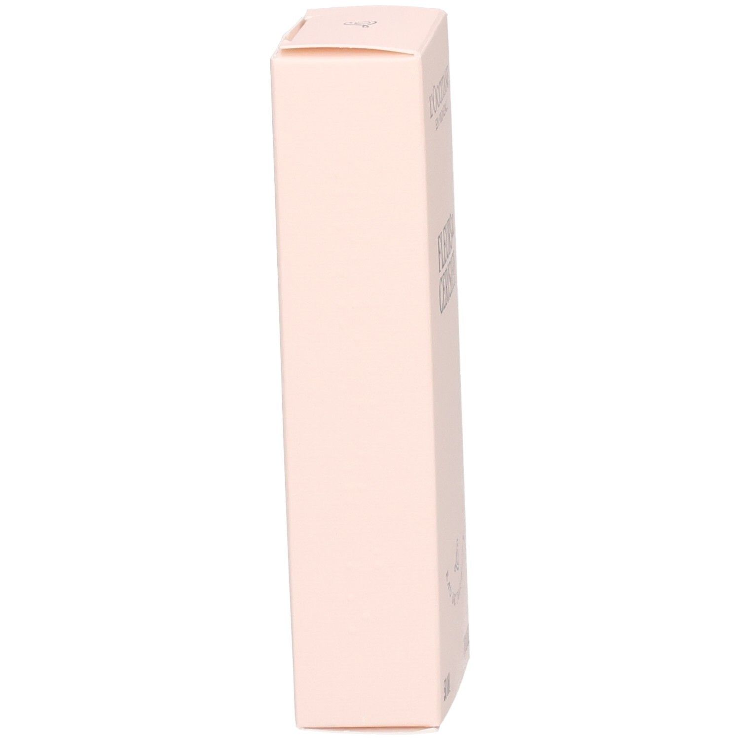 Côté de la boîte d'emballage rose L'OCCITANE Eau de Toilette.