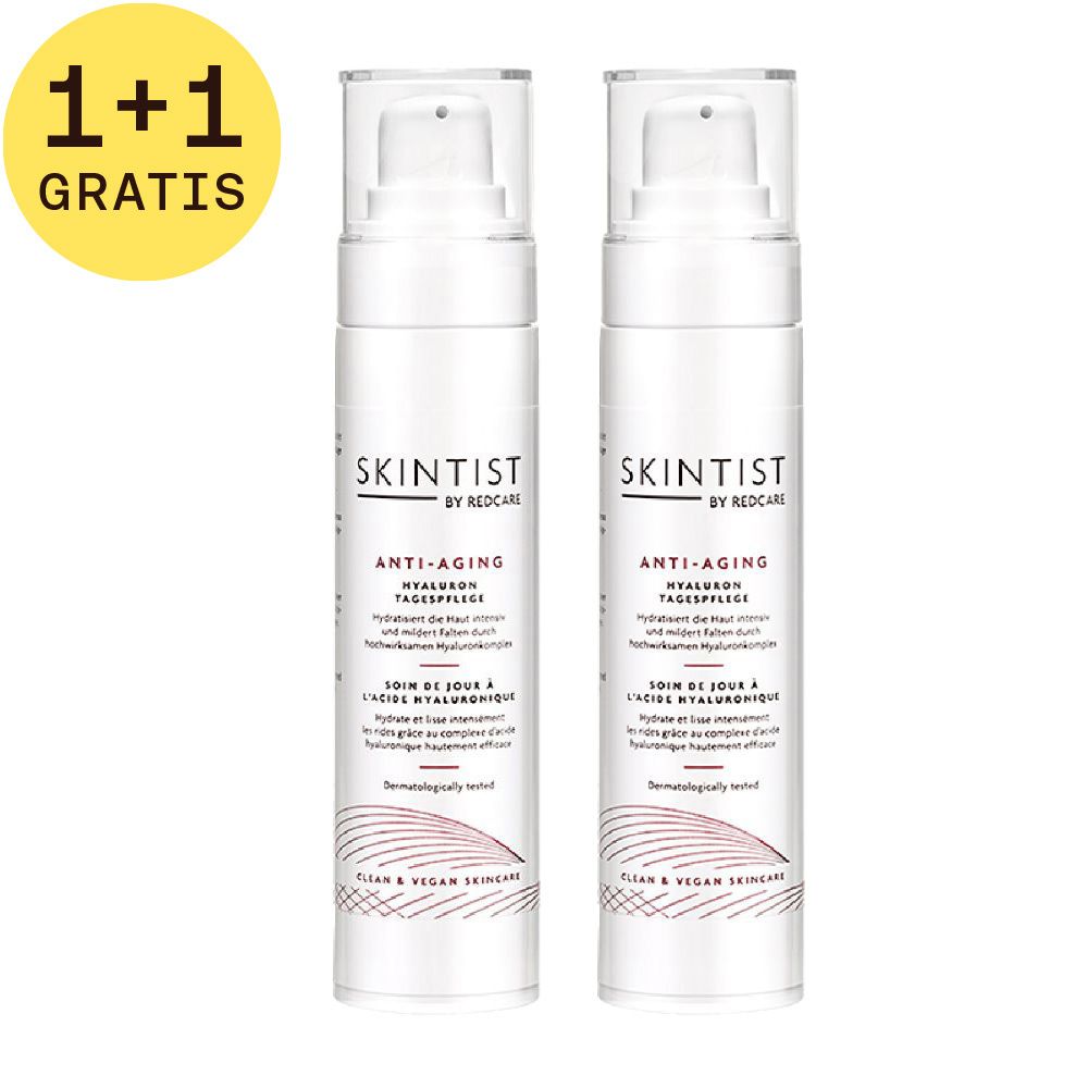 Skintist Anti-Aging Hyaluron Dagcrème 1+1 GRATIS