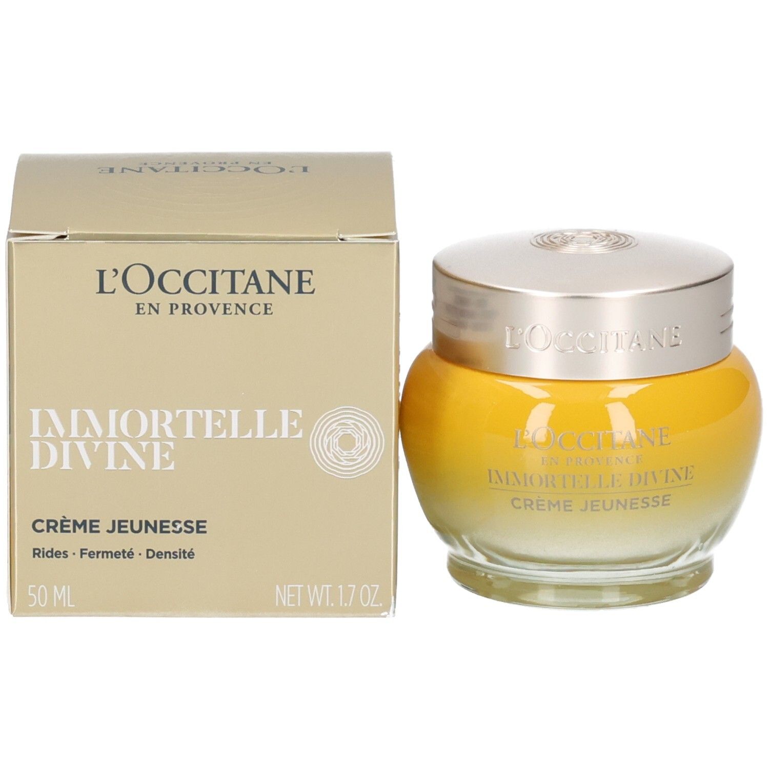 L'OCCITANE Immortelle Divine Jeunesse crème met doos. 50 ml.