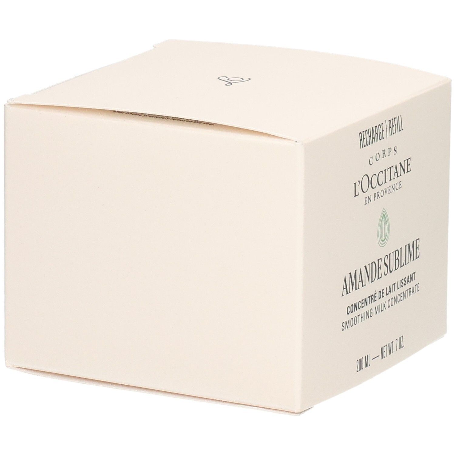 L'Occitane Amande Sublime Concentré de Lait Lissant Recharge. 200 ml.