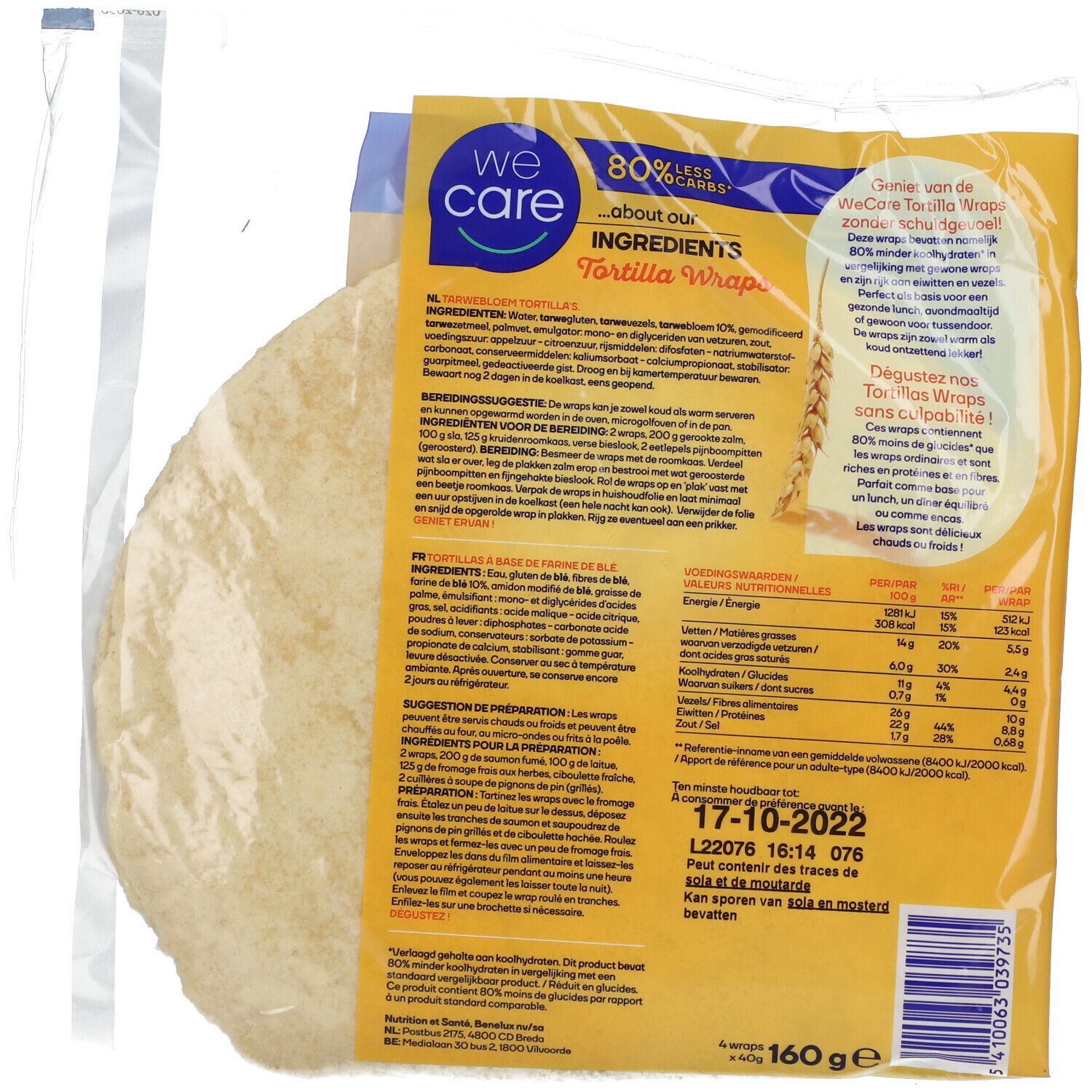 We Care Tortilla Wraps