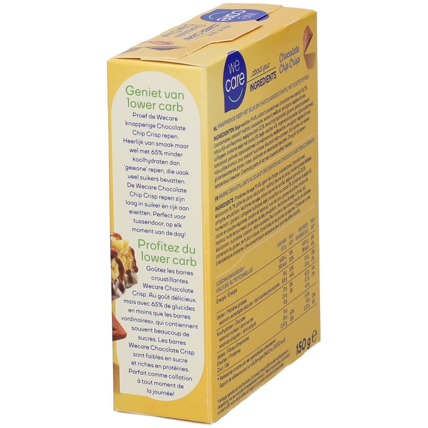 We Care Chocolate Chip Crisp Bar