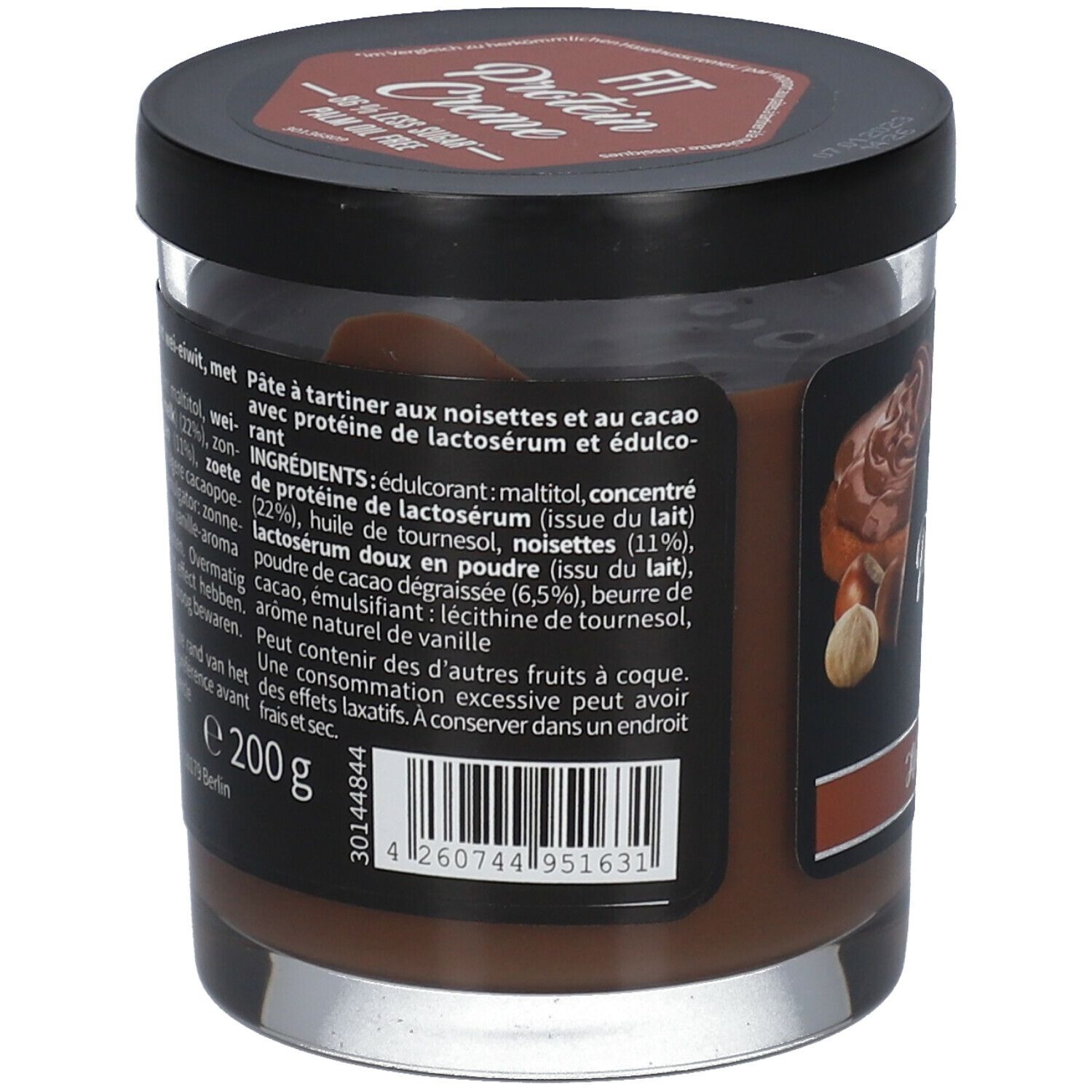 nu3 Fit Protein Crème Hazelnoot - Cacao