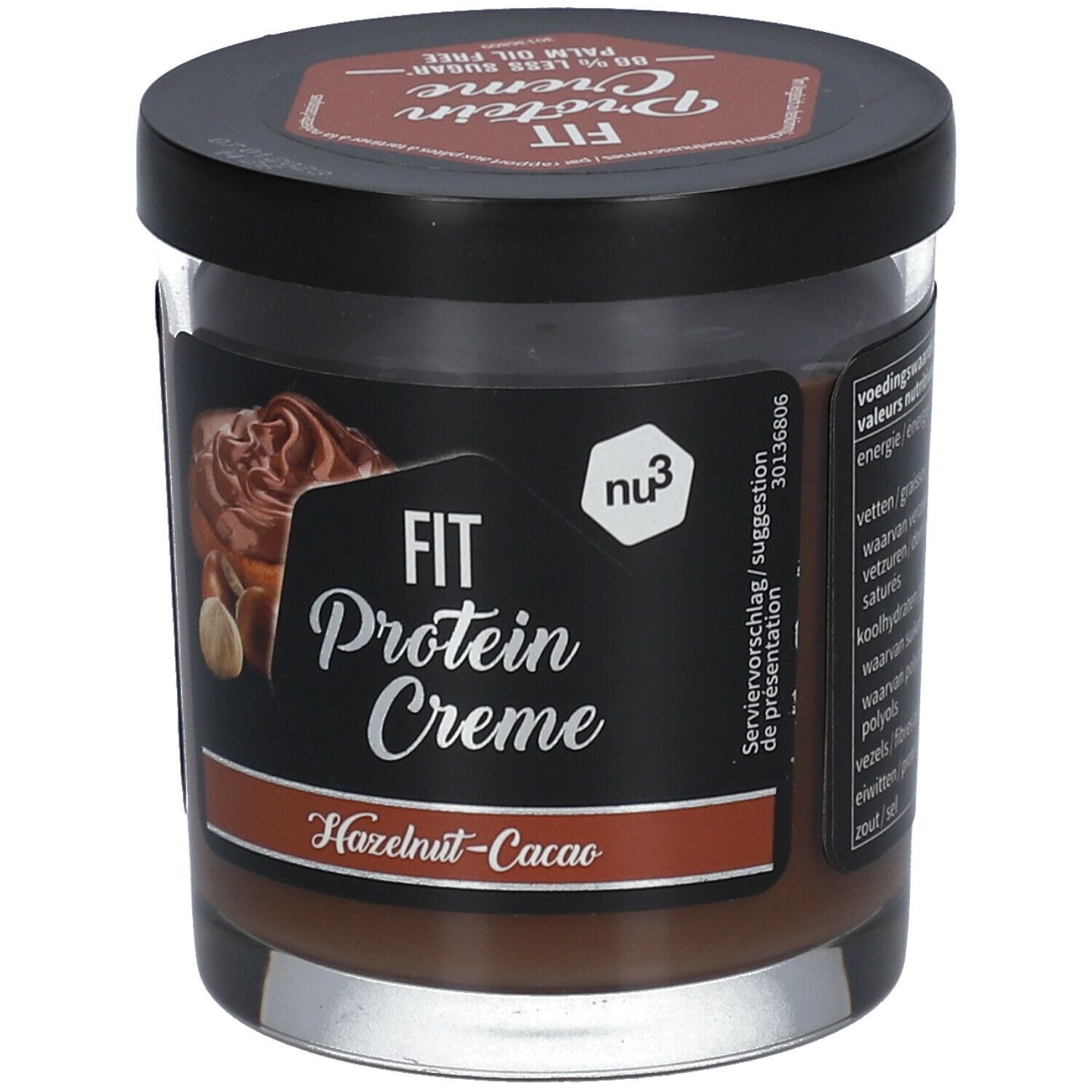 nu3 Fit Protein Crème Hazelnoot - Cacao