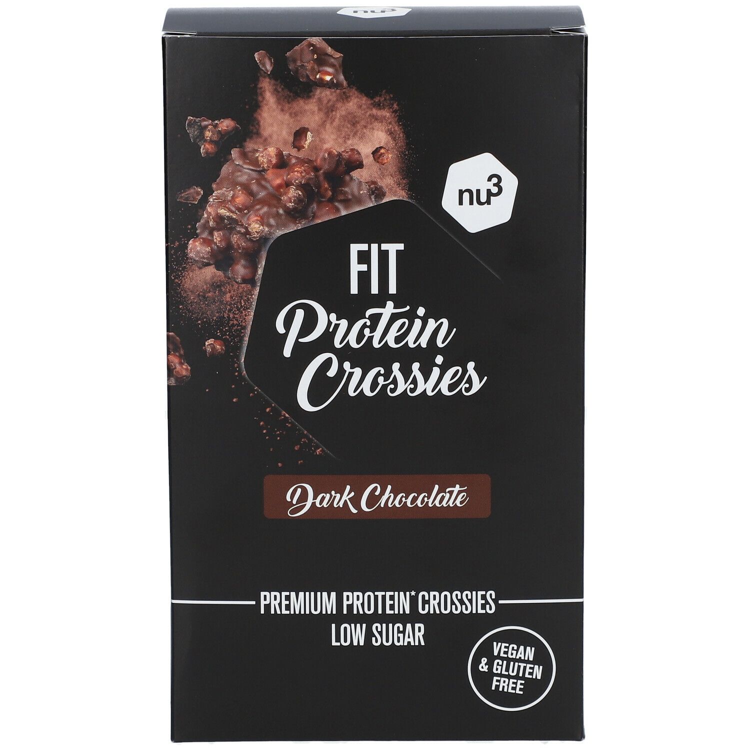 nu3 Fit Protein Crossies Dark Chocolate