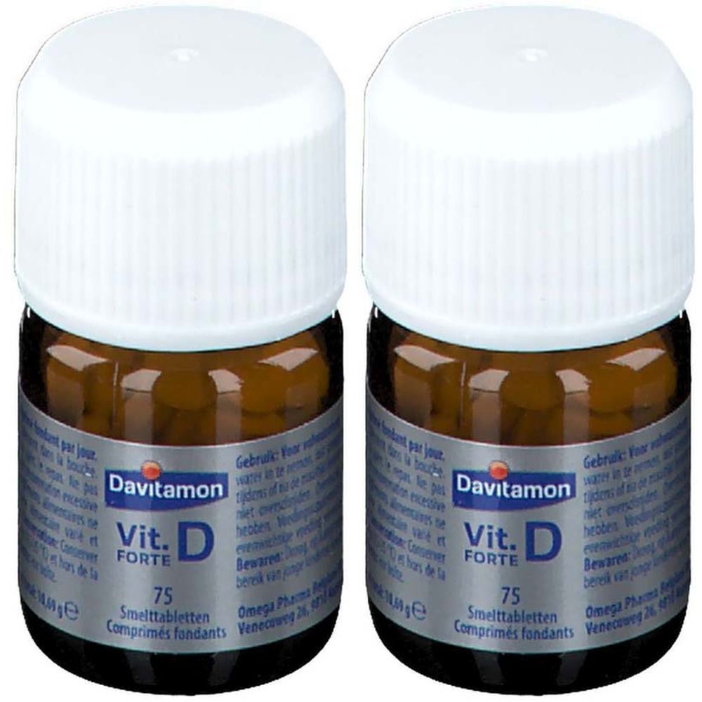 Davitamon Vitamine D Forte Citroen 1+1 GRATIS PROMO