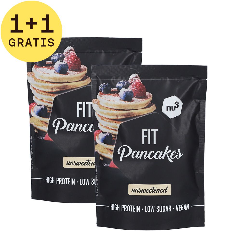 nu3 Fit Pancakes Unsweetened 1+1 GRATIS