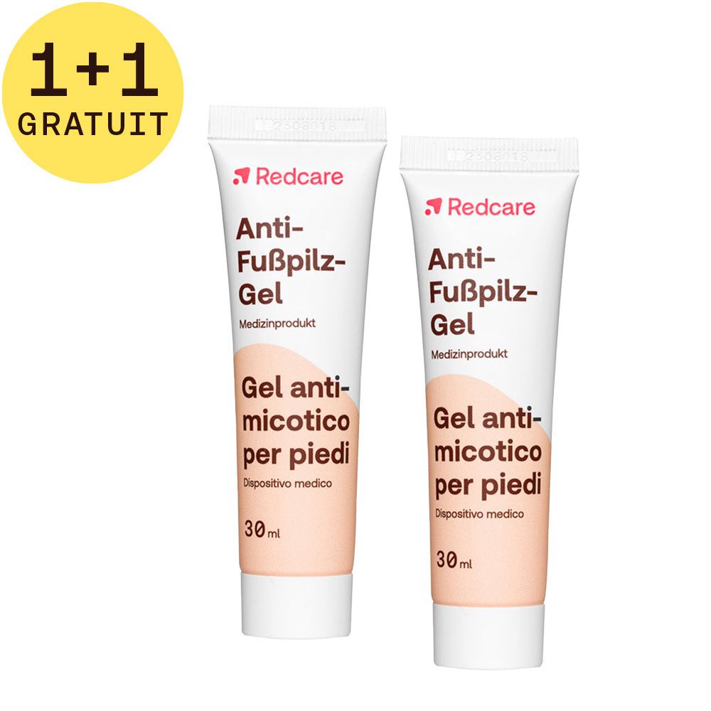 Redcare Gel Antifongique pour les Pieds 1+1 GRATUIT