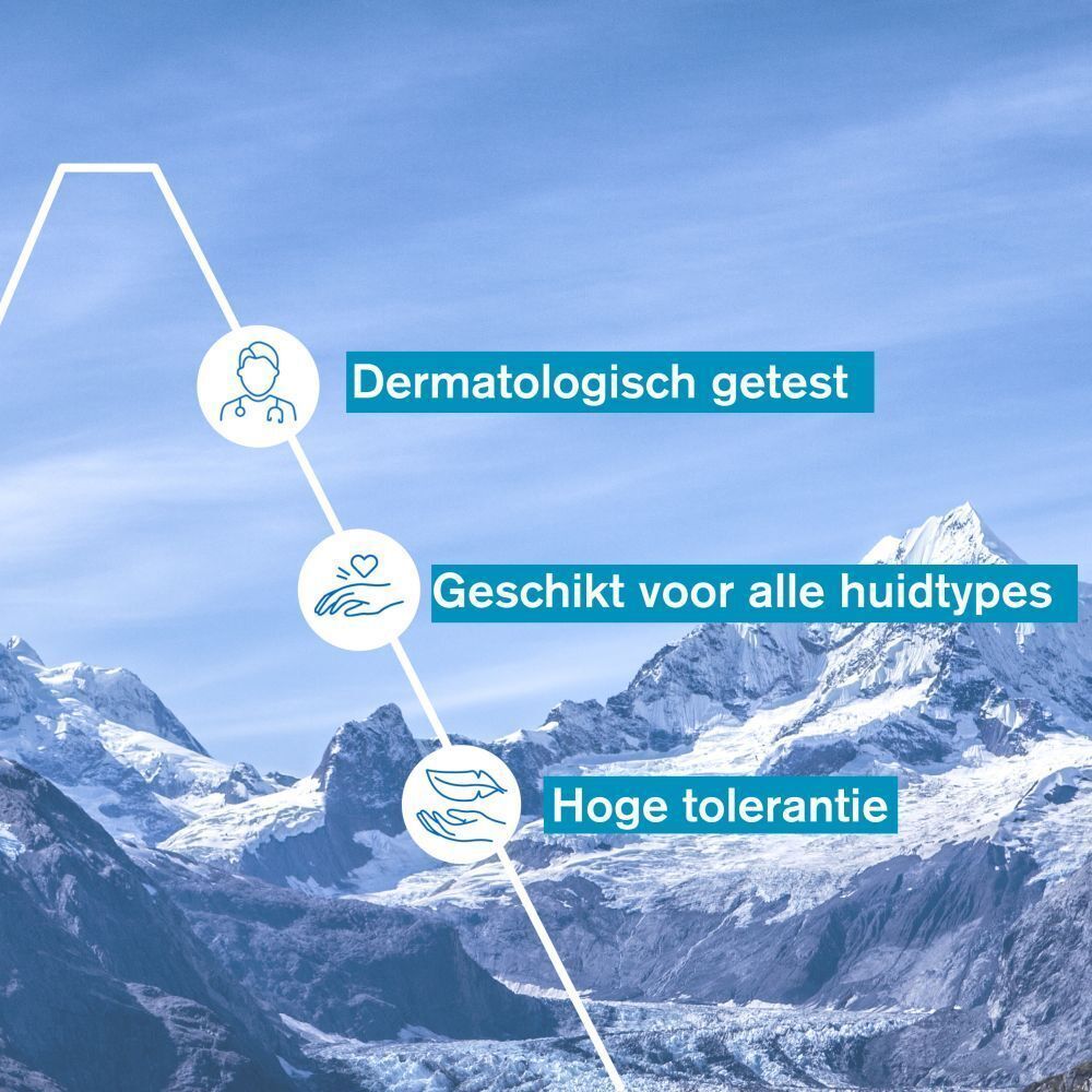 Dermatologisch getest, geschikt voor alle huidtypes, hoge tolerantie.