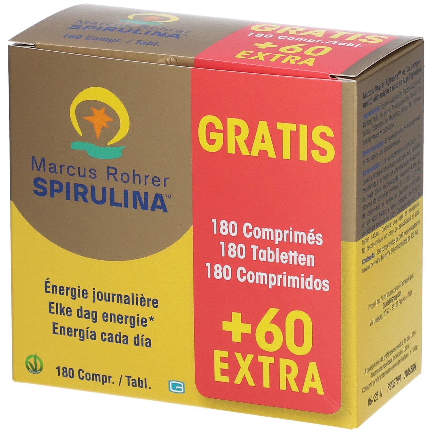 Marcus Rohrer Spirulina + 60 Tabletten GRATIS