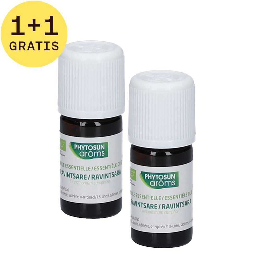 Phytosun Ravintsara Essentiële Olie Bio 1+1 GRATIS