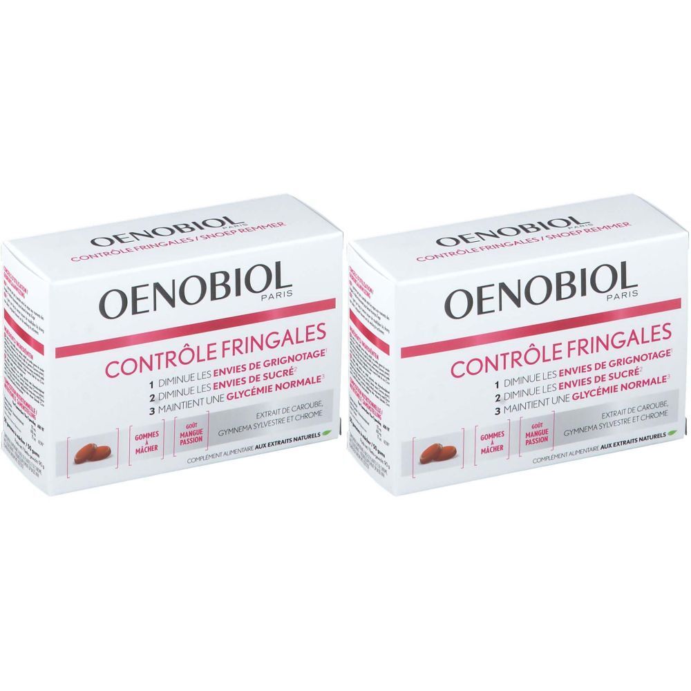 Oenobiol Snoepremmer Gums 1+1 GRATIS PROMO