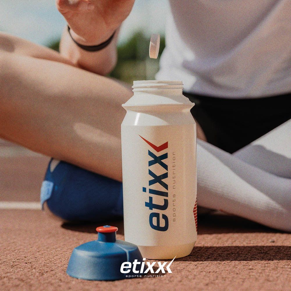 Etixx Sport Hydro Tab : informations sur les calories, sucres, électrolytes et saveurs.
