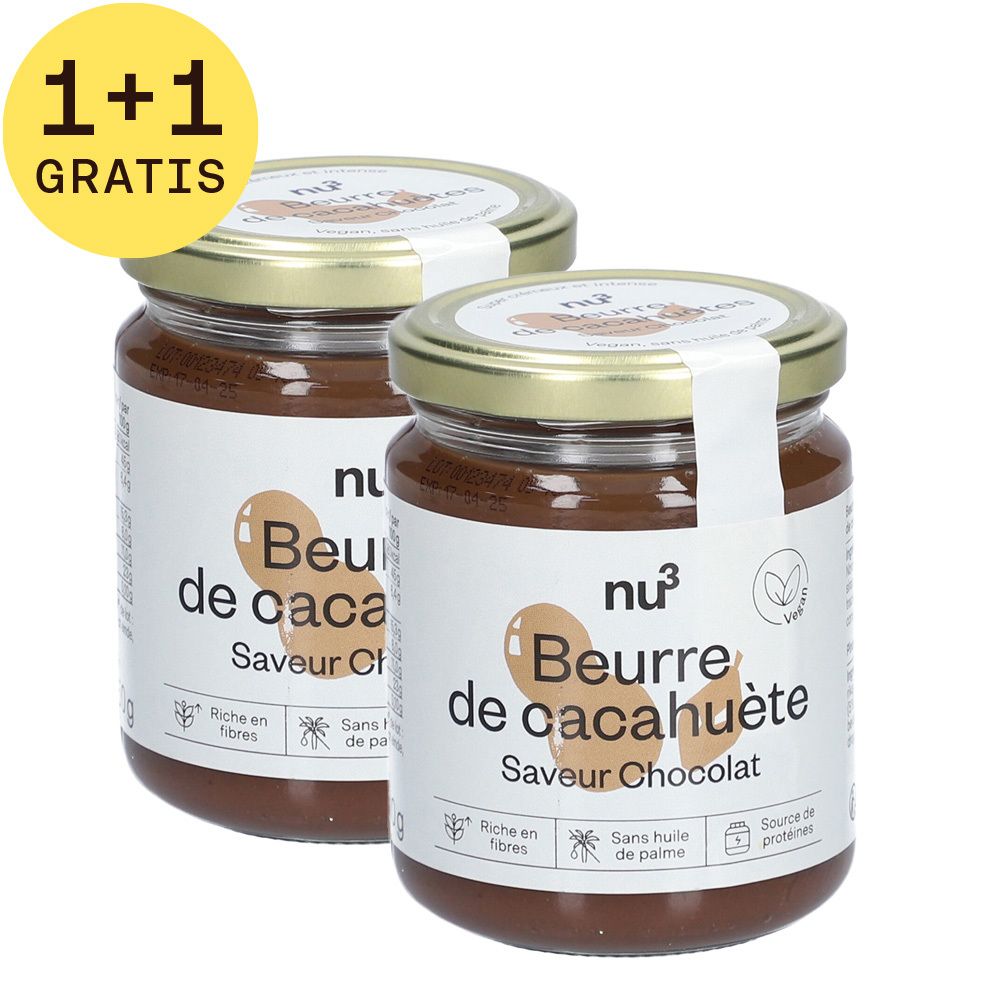 nu3 Pindakaas Chocolade 1+1 GRATIS