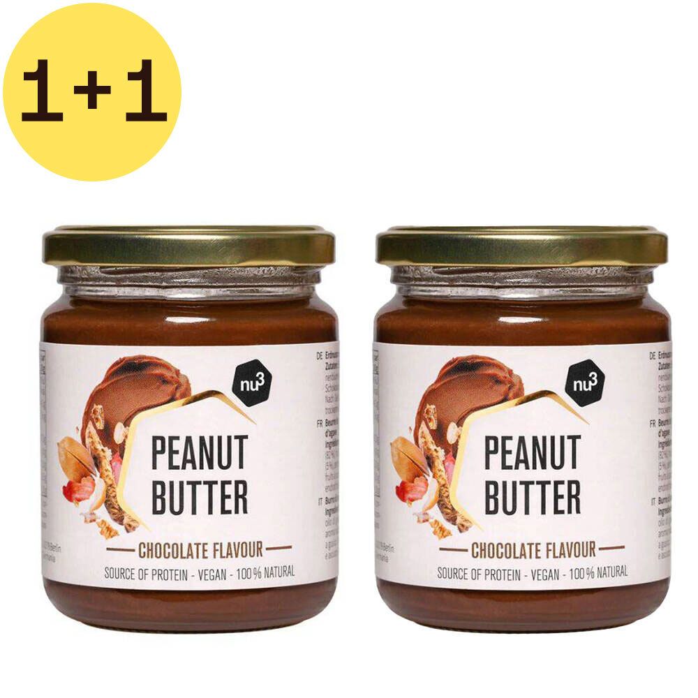 nu3 Pindakaas Chocolade 1+1 GRATIS