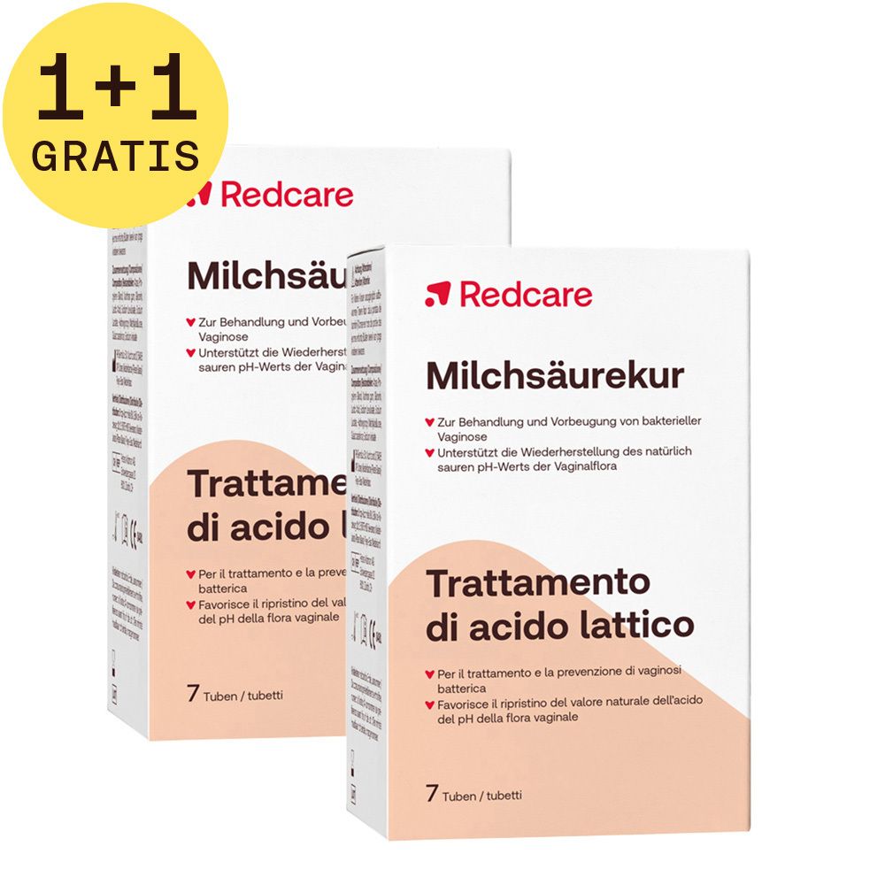 Redcare Melkzuurkuur 1+1 GRATIS