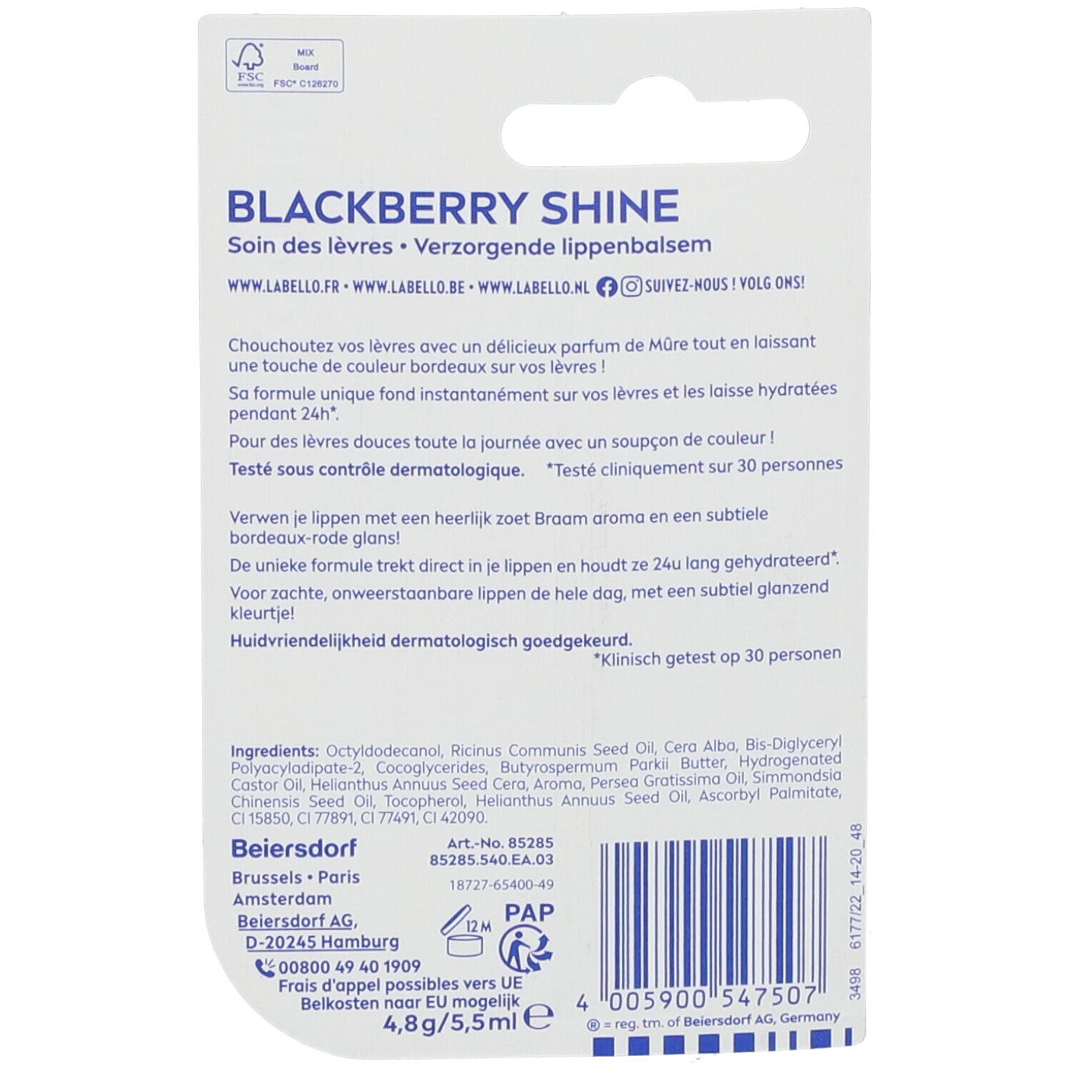 Labello® Blackberry Shine